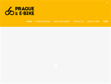 Tablet Screenshot of praguebyebike.com